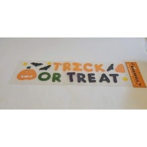 Halloween Trick Or Treat Gel Window Clings. New in Packaging.